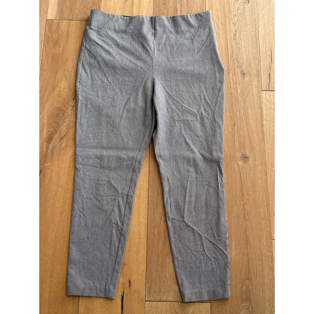 Loft High Waist Skinny Houndstooth Pants